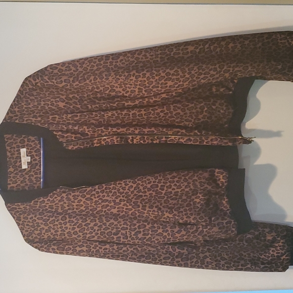 Leopard baseball jacket/topper - Picture 1 of 4